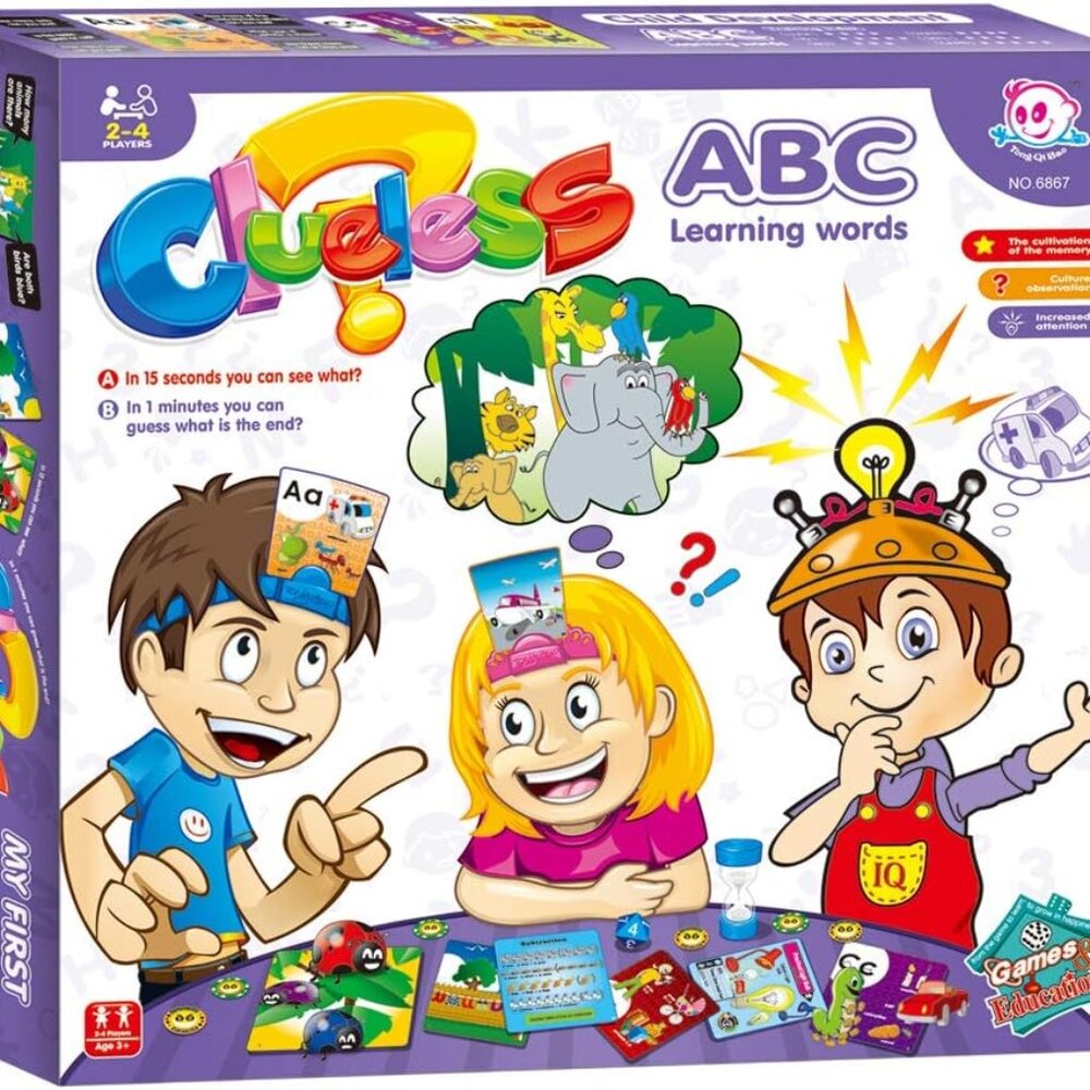 NWT Card Game of Smart Questions for Kids & Families Ages 5+ (ABC)  GIFT